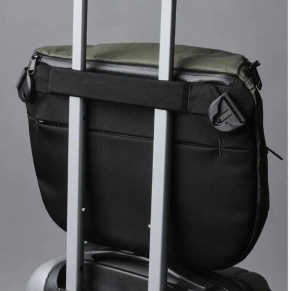 ALPAKA Bravo Sling Max V2 | Army Green Axogrid 300D w/Blood Orange Interior NWT* - Picture 4 of 16